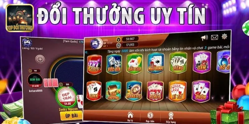 Game Bài Đổi Thưởng - Trải Nghiệm Giải Trí Rinh Thưởng