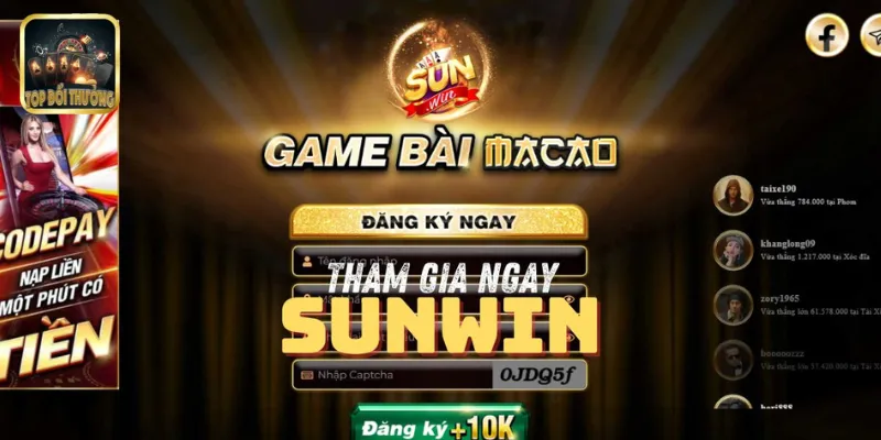 Sunwin Game Bài Đổi Thưởng - Cổng Game Uy Tín Đổi Thưởng