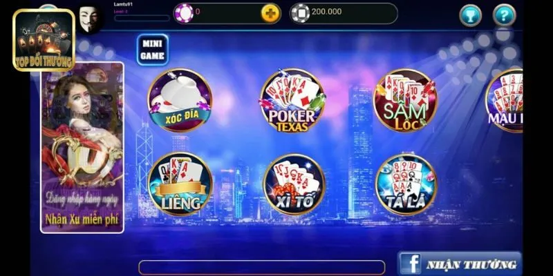 Tính Năng Nổi Bật Của Game Bài Rikvip